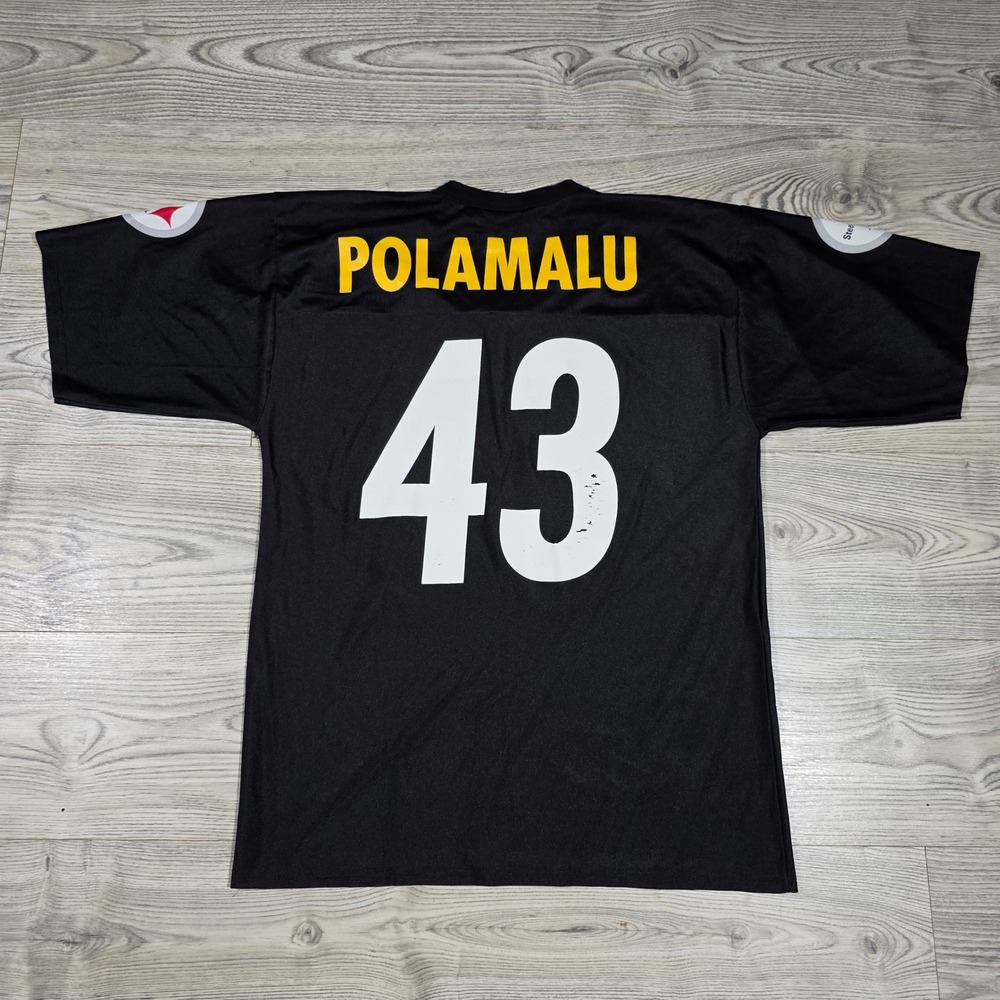 Pittsburgh Steelers Troy Polamalu #43 NFL Apparel Jersey - Size Medium